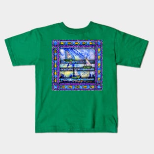 Sailboat Quilt Kids T-Shirt